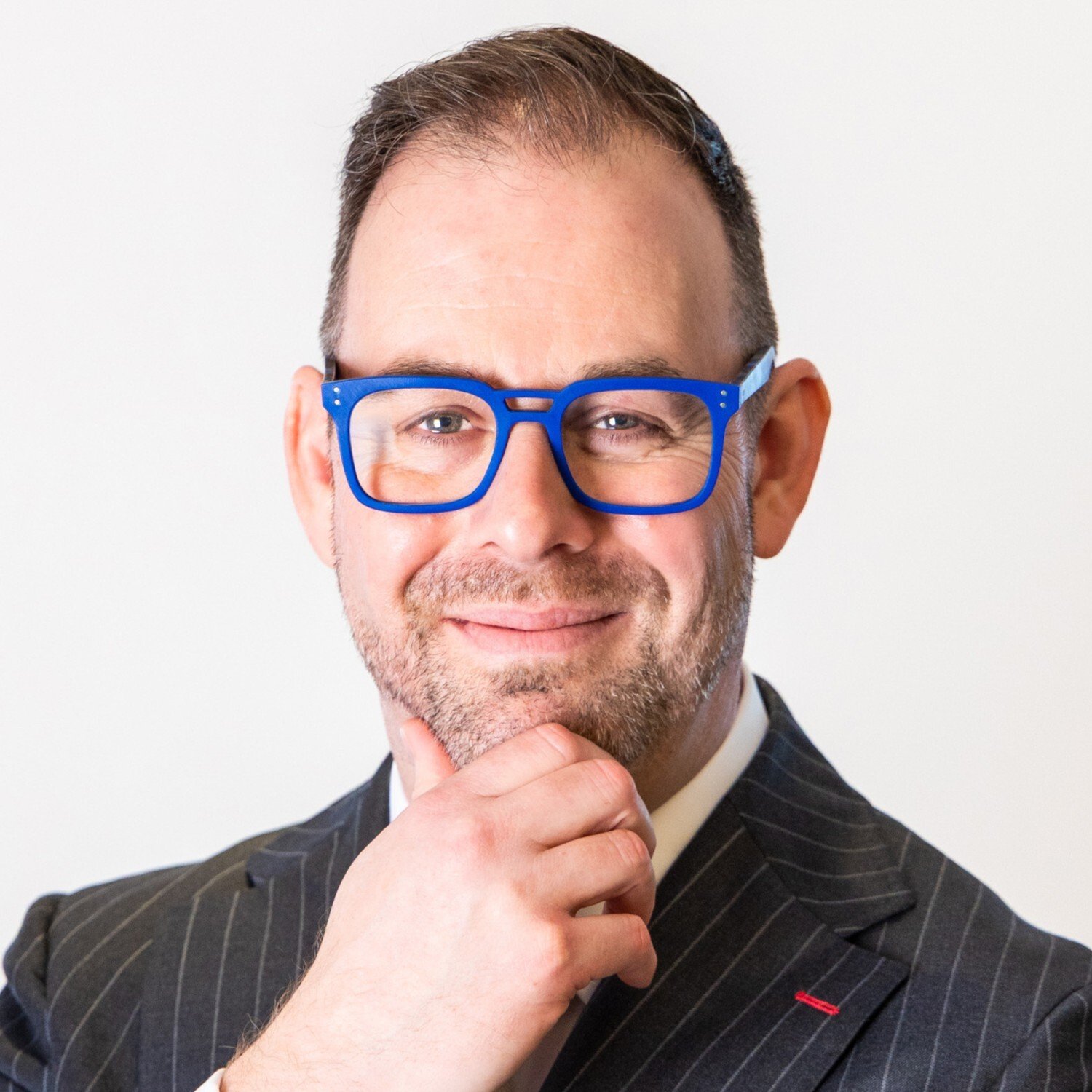 Dan Haagman - new - blue glasses
